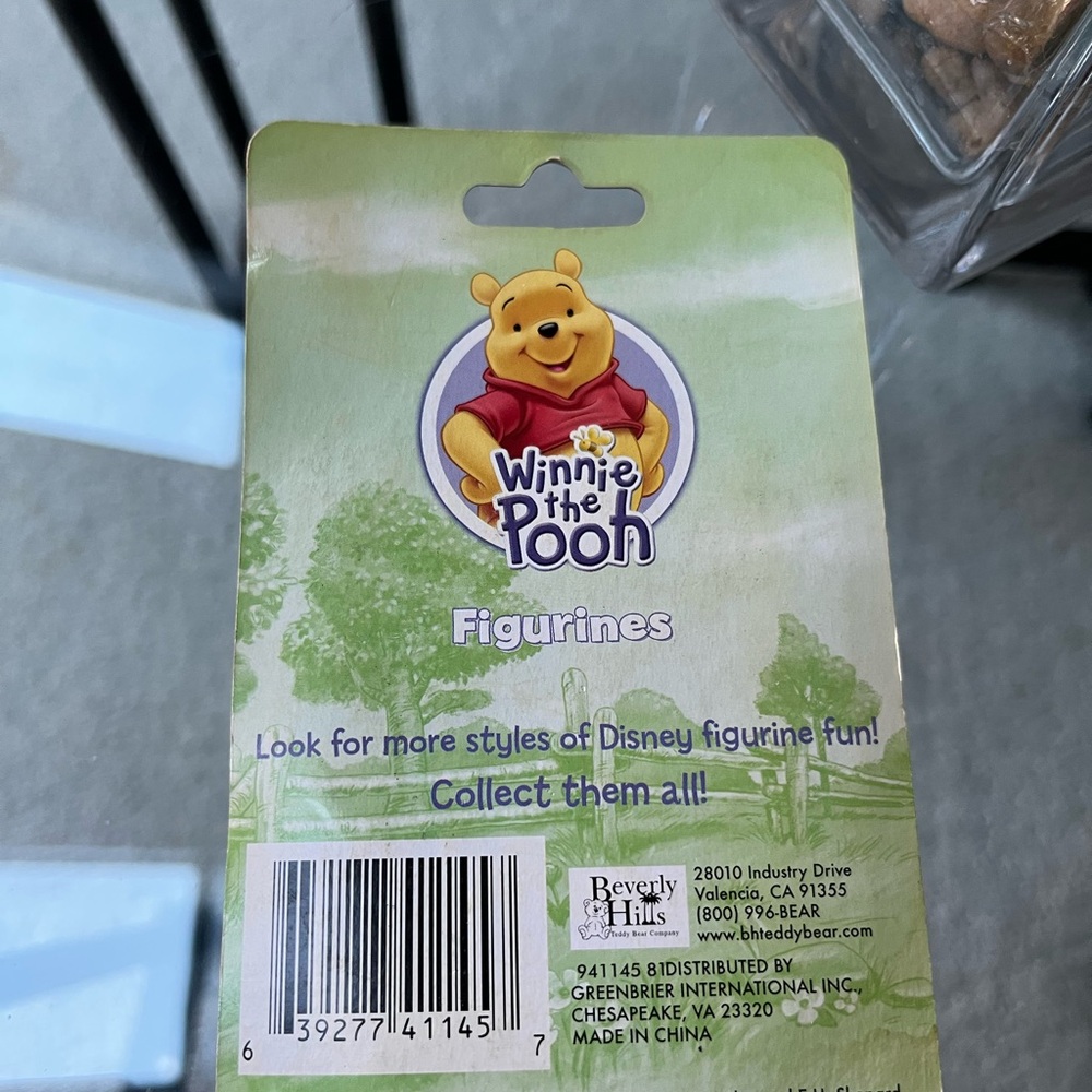 Disney Winnie the Pooh figurines. Vintage 2" each Pooh Piglet Eeyore Tigger - Picture 3 of 9